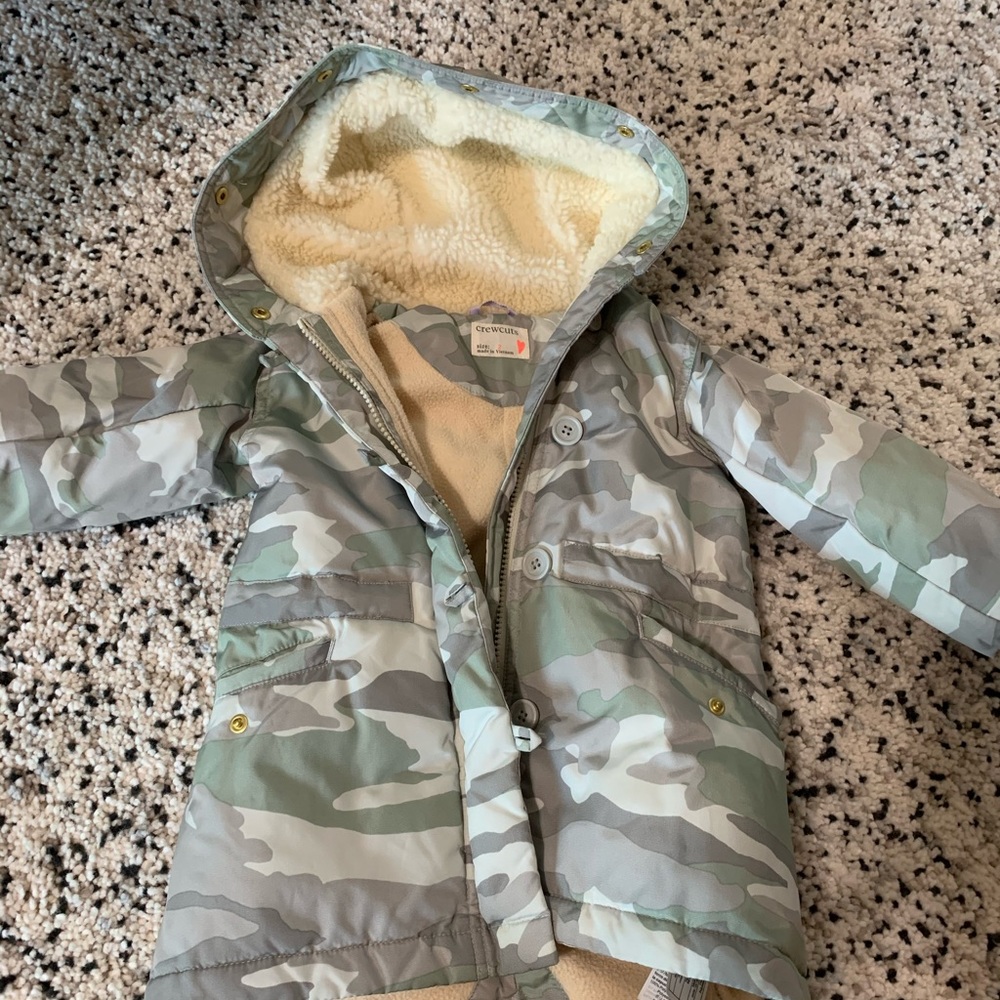 J Crew Crew Cuts Size 2 Fishtail Coat